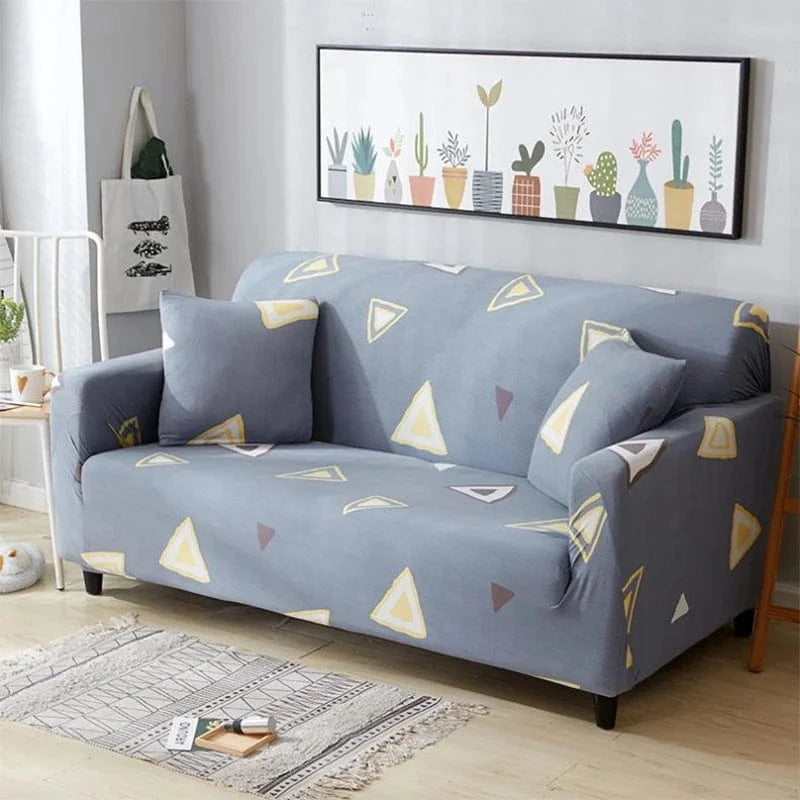 Color 17 / housse de coussin 2pcs housse de canapé extensible