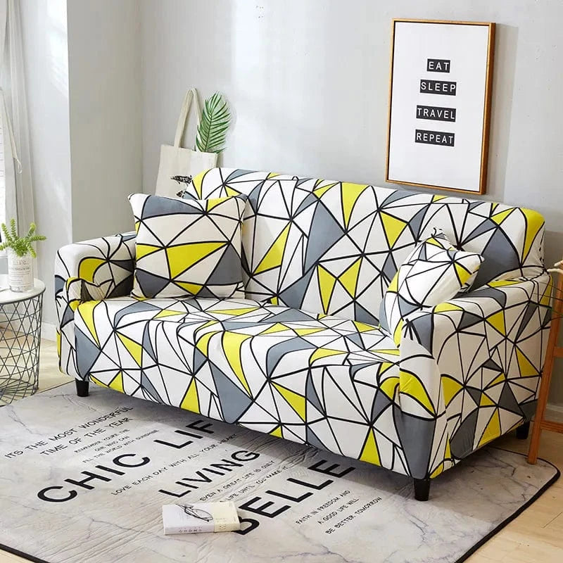 Color 18 / housse de coussin 2pcs housse de canapé extensible