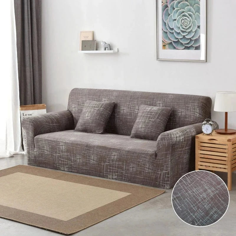 Color 2 / housse de coussin 2pcs housse de canapé extensible