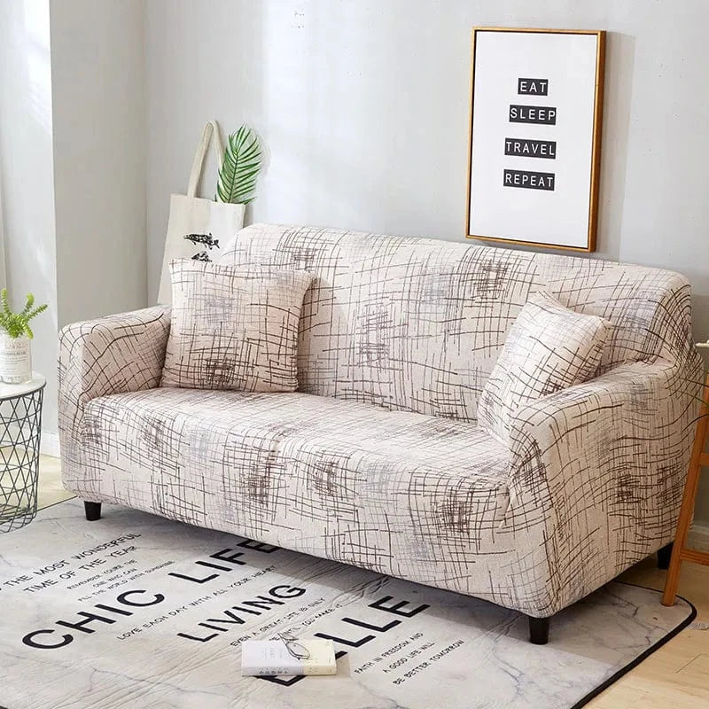 Color 21 / housse de coussin 2pcs housse de canapé extensible
