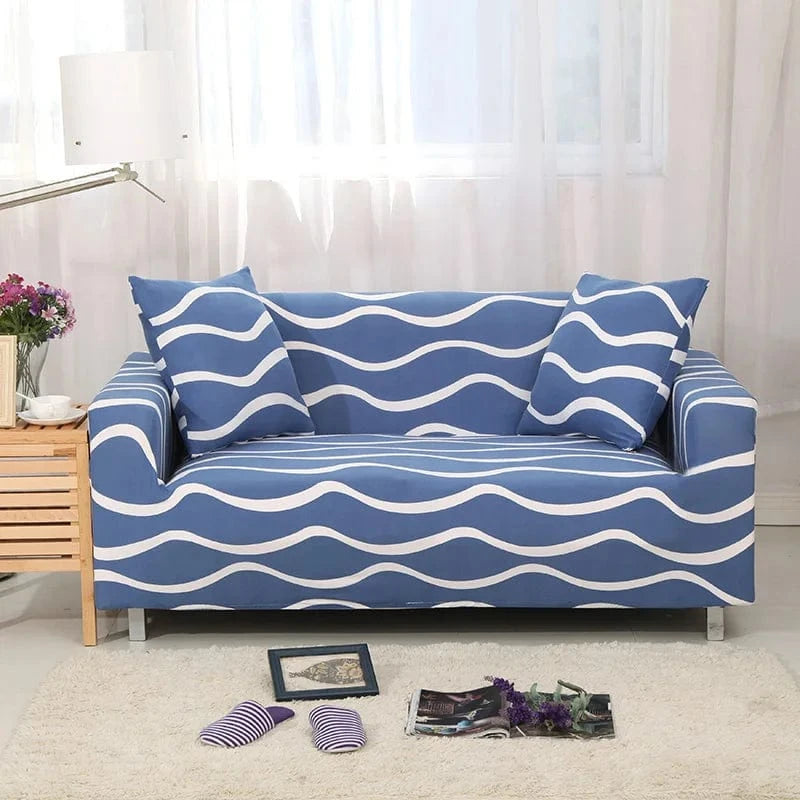 Color 3 / housse de coussin 2pcs housse de canapé extensible