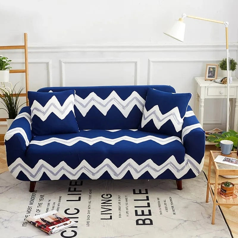Color 6 / housse de coussin 2pcs housse de canapé extensible