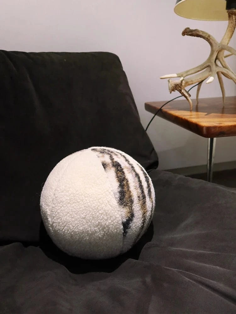 coussin ballon en laine