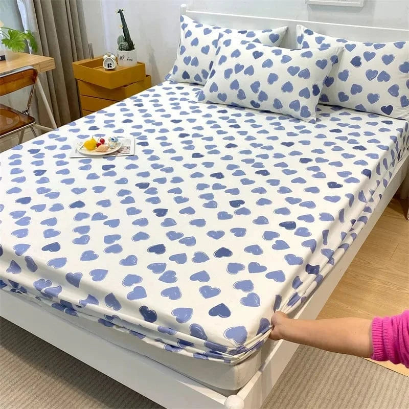 Drap housse 100% coton imprimé 120X200