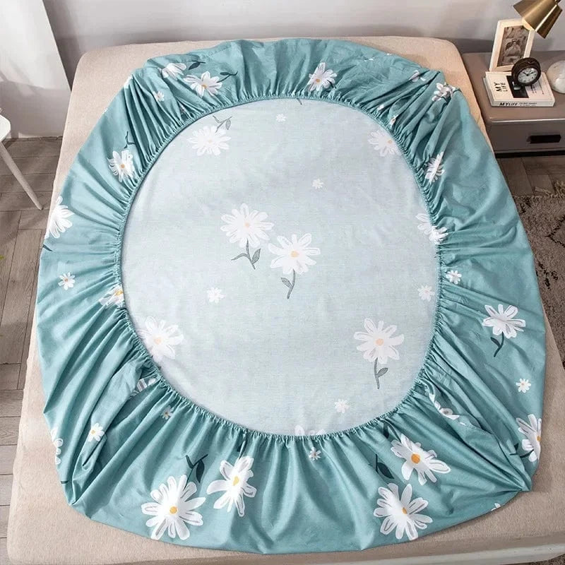Drap housse 100% coton imprimé 120X200