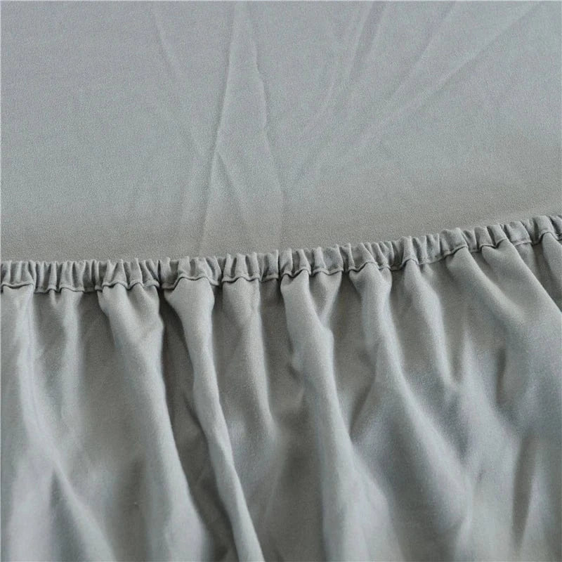 Drap housse Double Simple de couleur unie