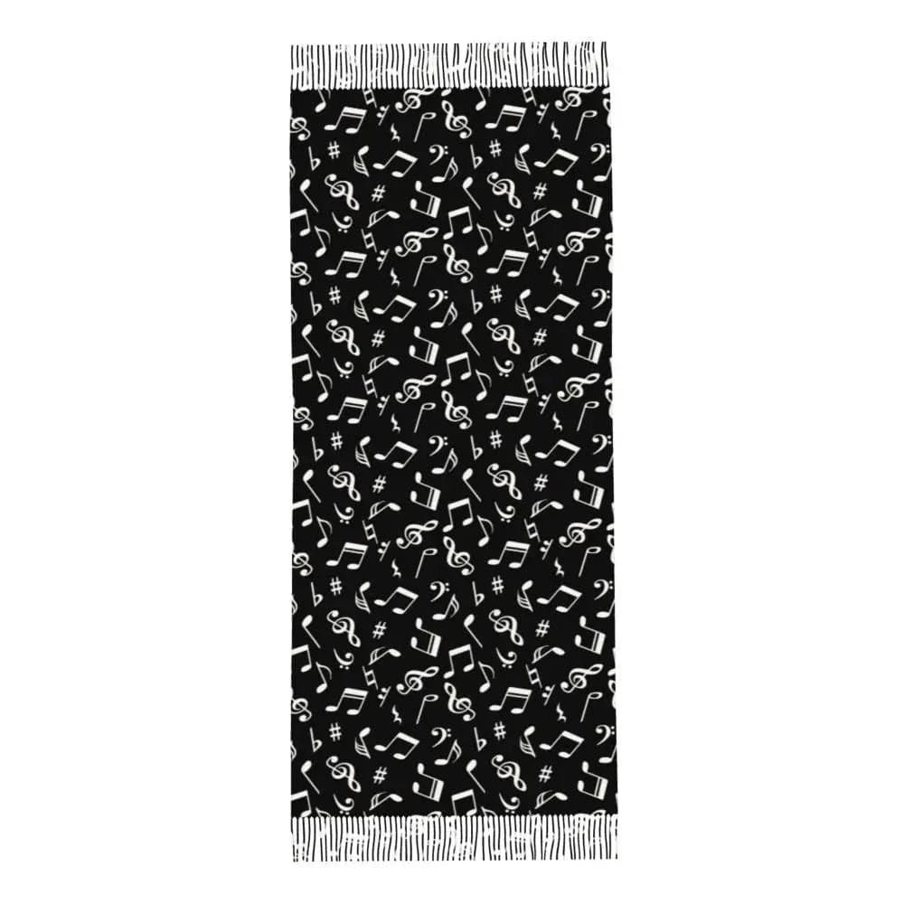 écharpe note de musique