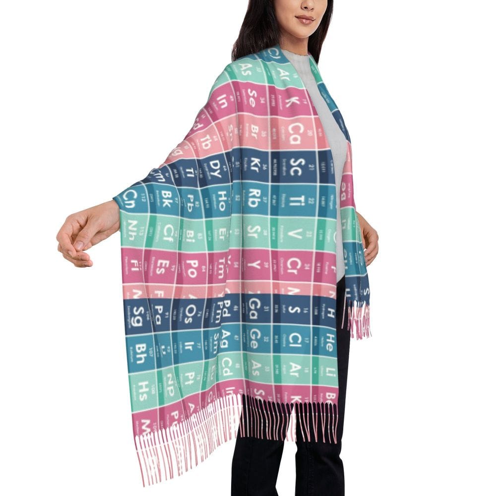 écharpe table périodique