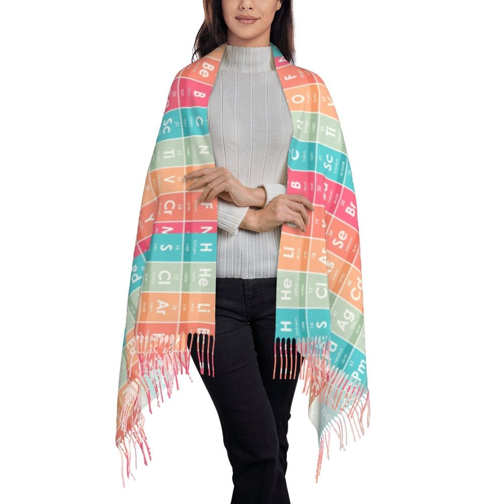 écharpe table périodique