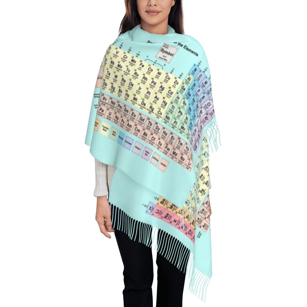 écharpe table périodique