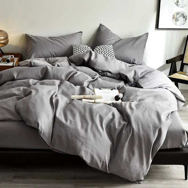 gris clair / Cover 150x220cmx1 housses de couettes
