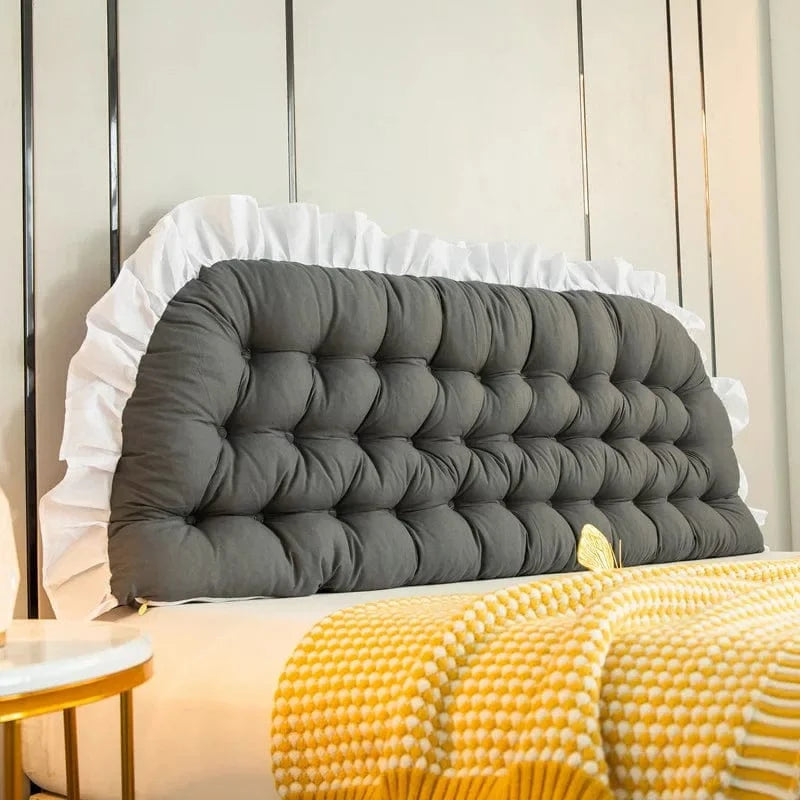 gris foncé / 50x150CM coussin de tete de lit