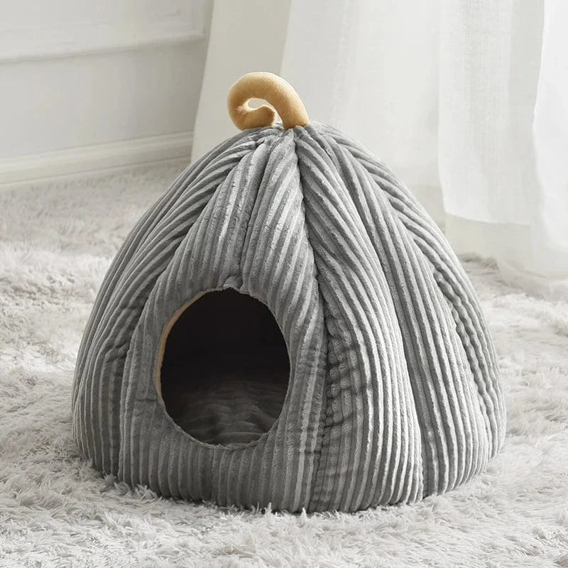 gris / L50xW50xH40CM lit chaud pour chat