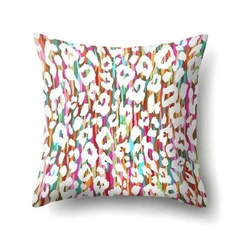 H3 / 40x40cm housse de coussin léopard