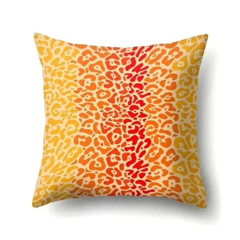 H4 / 40x40cm housse de coussin léopard