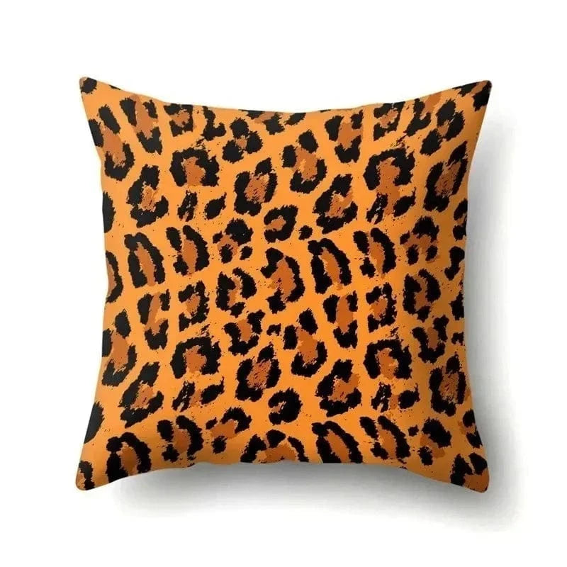 H7 / 40x40cm housse de coussin léopard