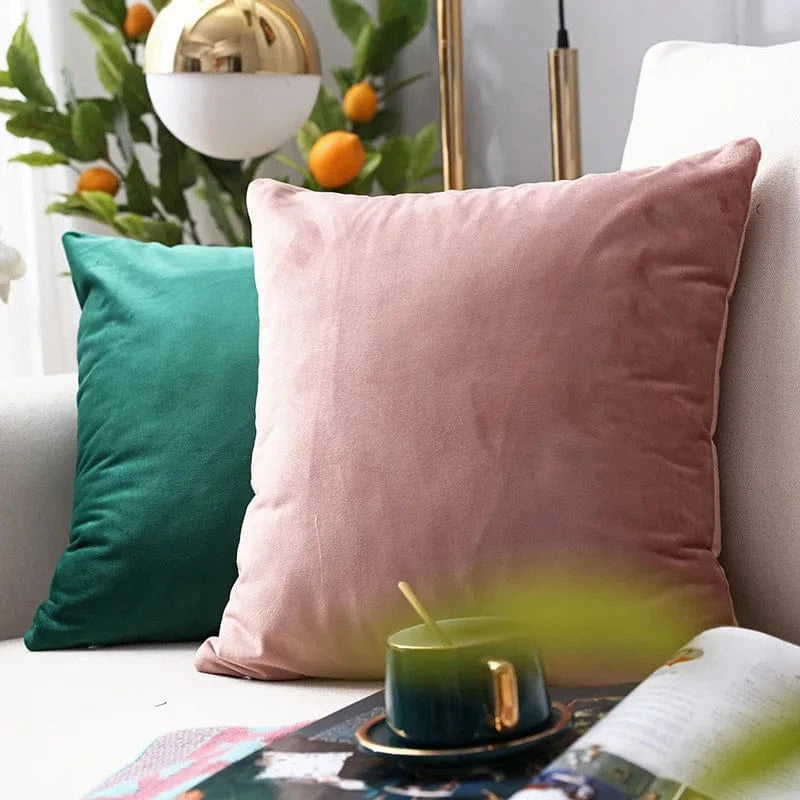 housse de coussin en velours
