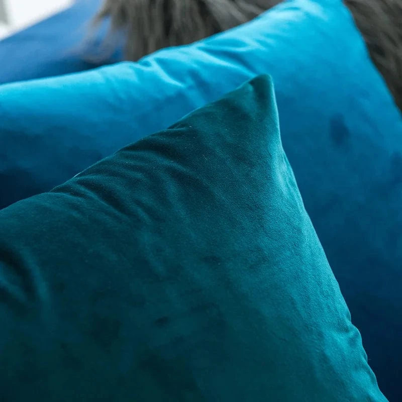 housse de coussin en velours
