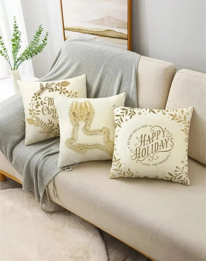 housse de coussins noel