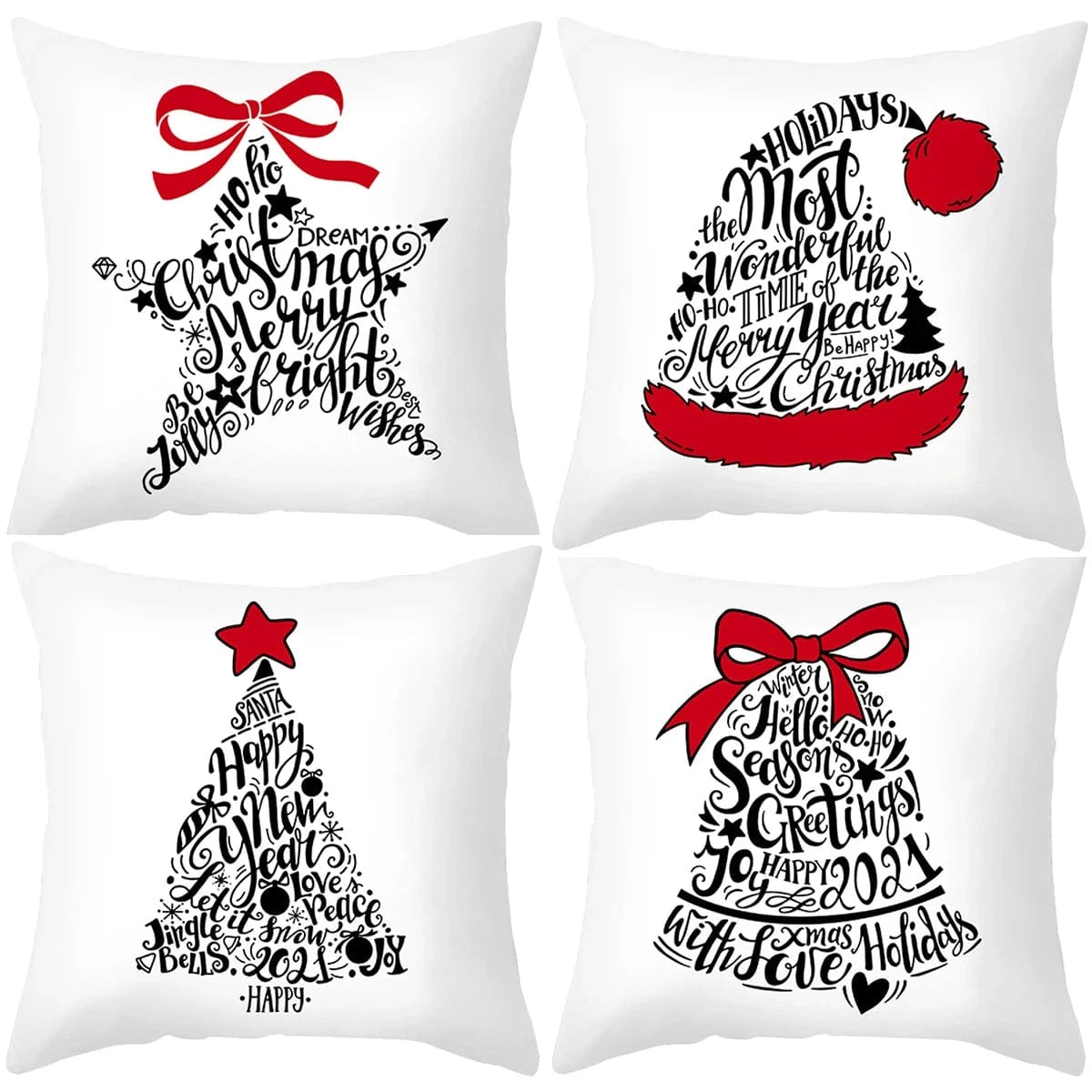 housses de coussins de noel