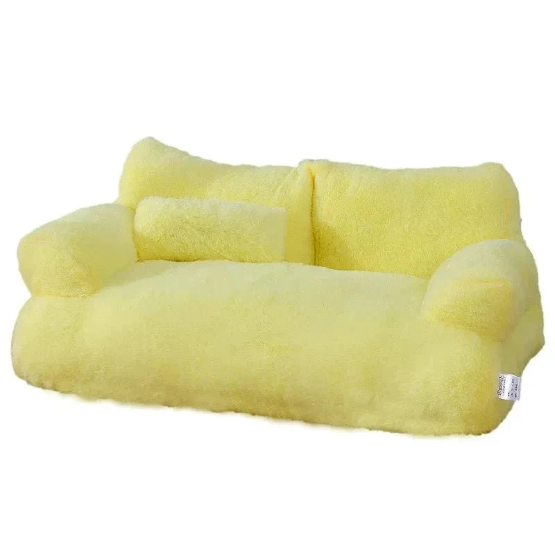 jaune / M58x46x5cm sofa pour chat