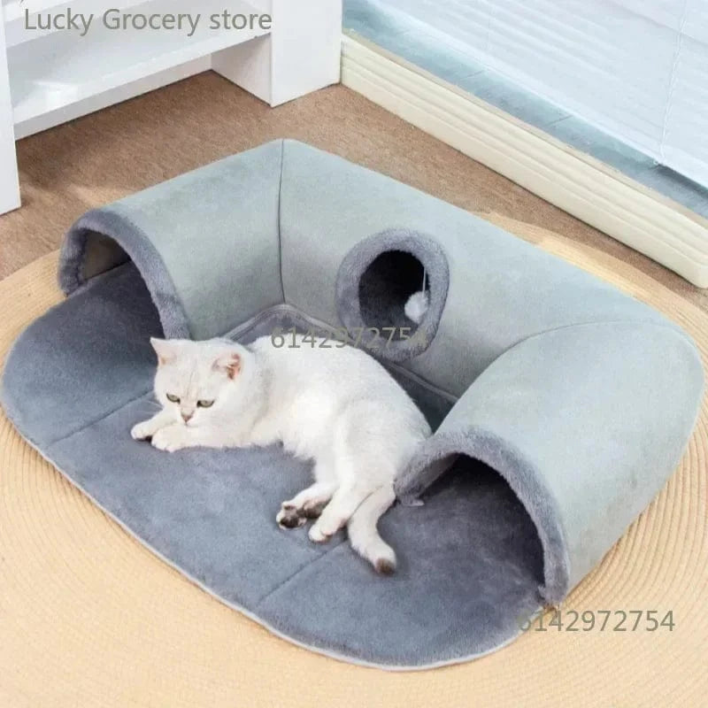 lit tunnel pour chat