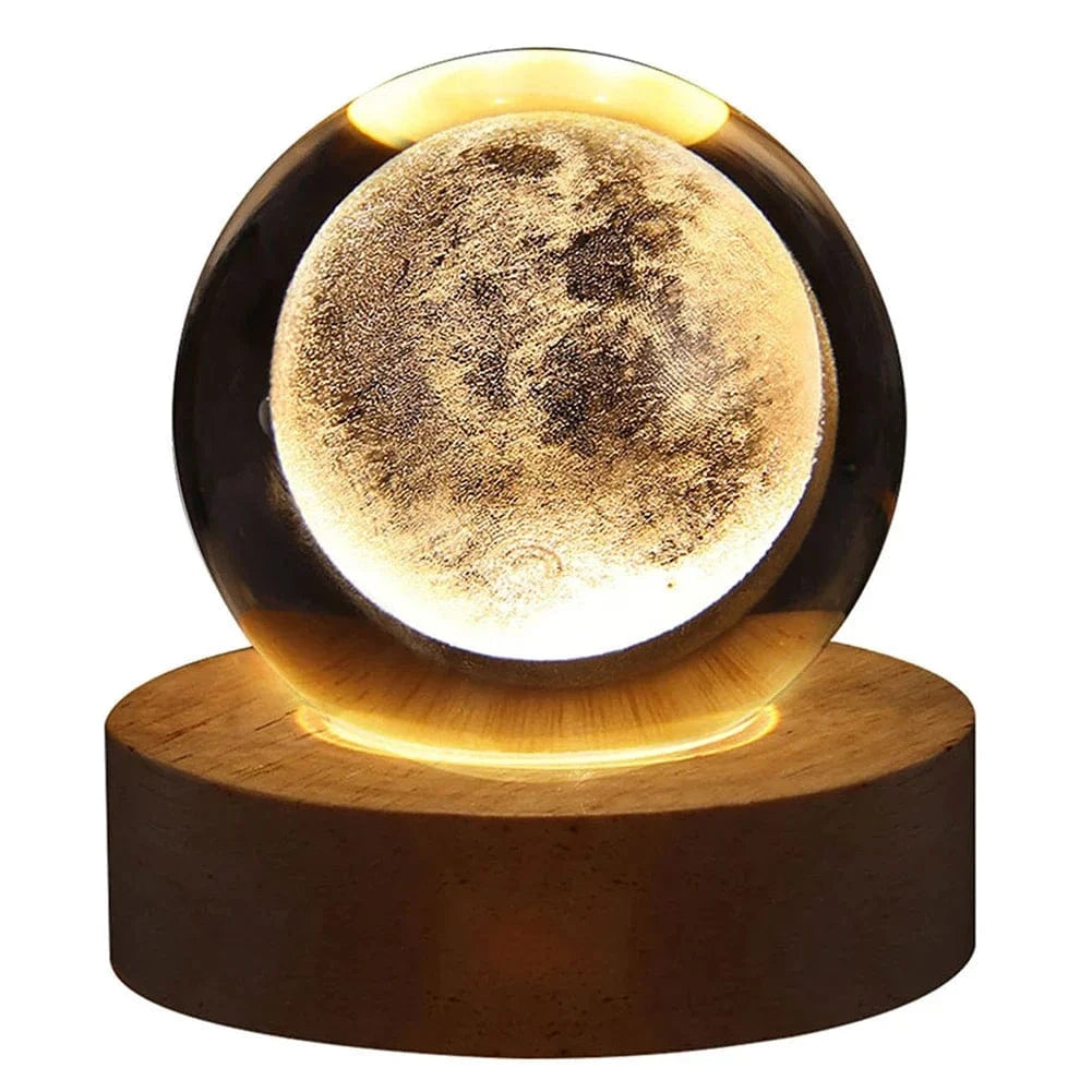 lune lampe galaxy LED USB
