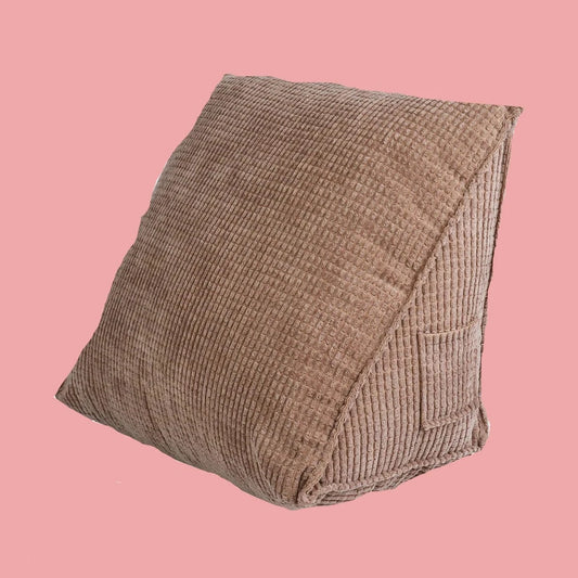 marron / 40X36X20 coussin de lecture de lit