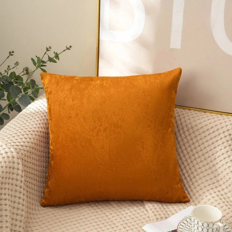 marron / 40X40 taies d'oreiller