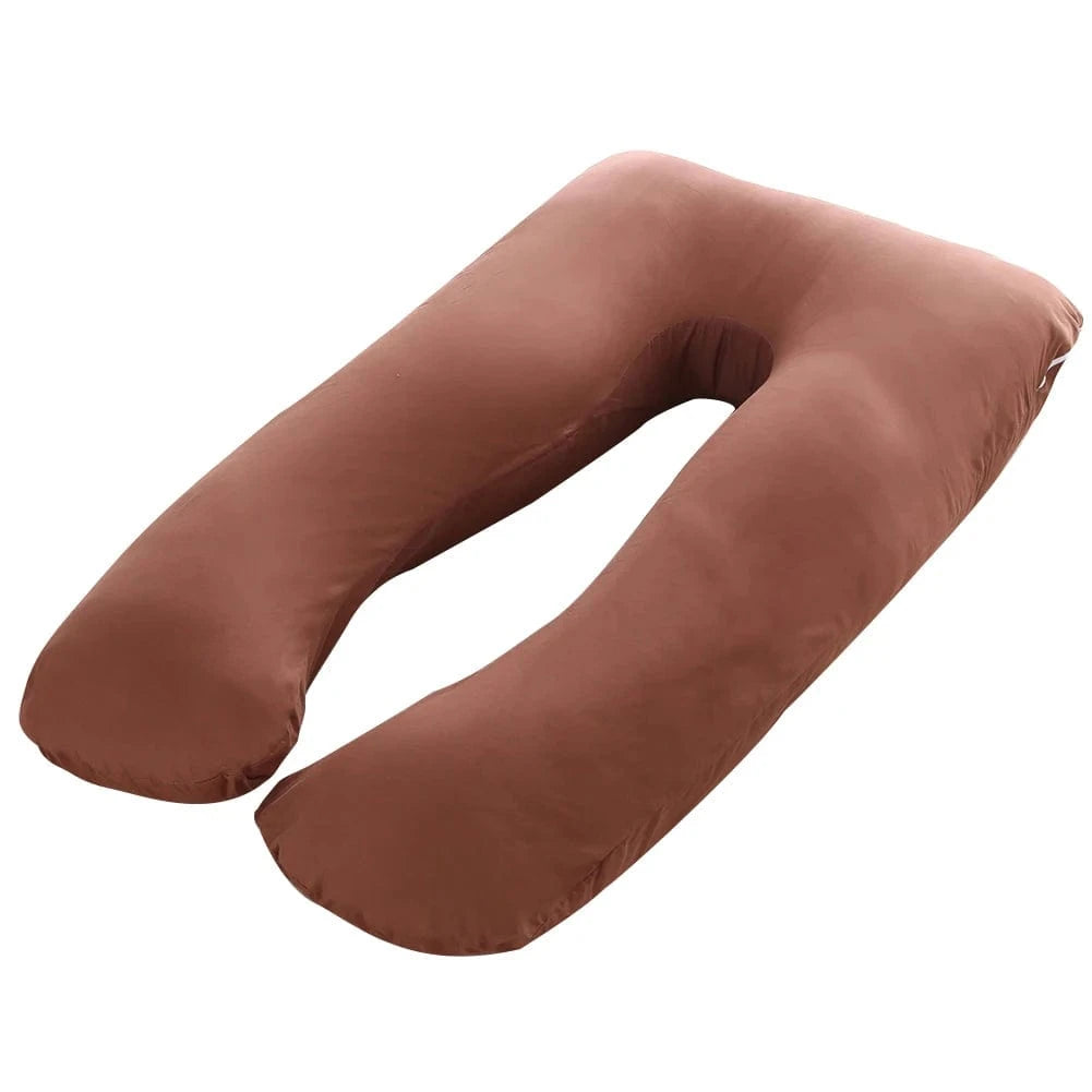 marron taie oreiller femme enceinte