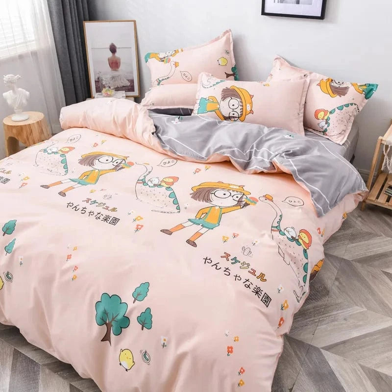 parure de lit 4 pièces