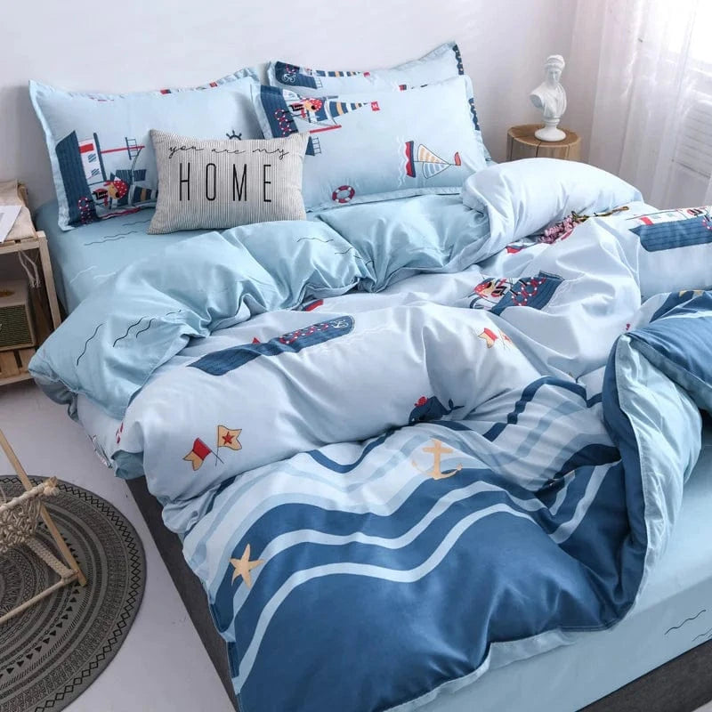 parure de lit 4 pièces