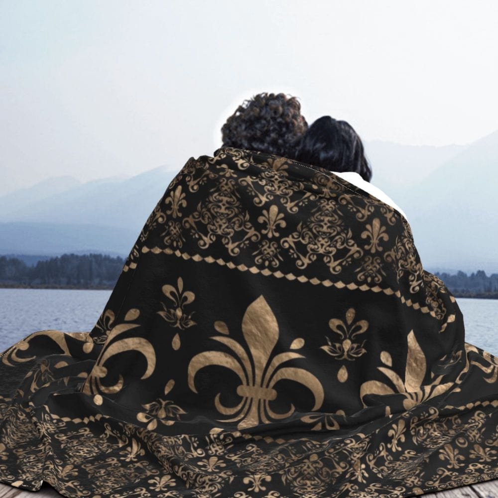 plaid fleur de lys