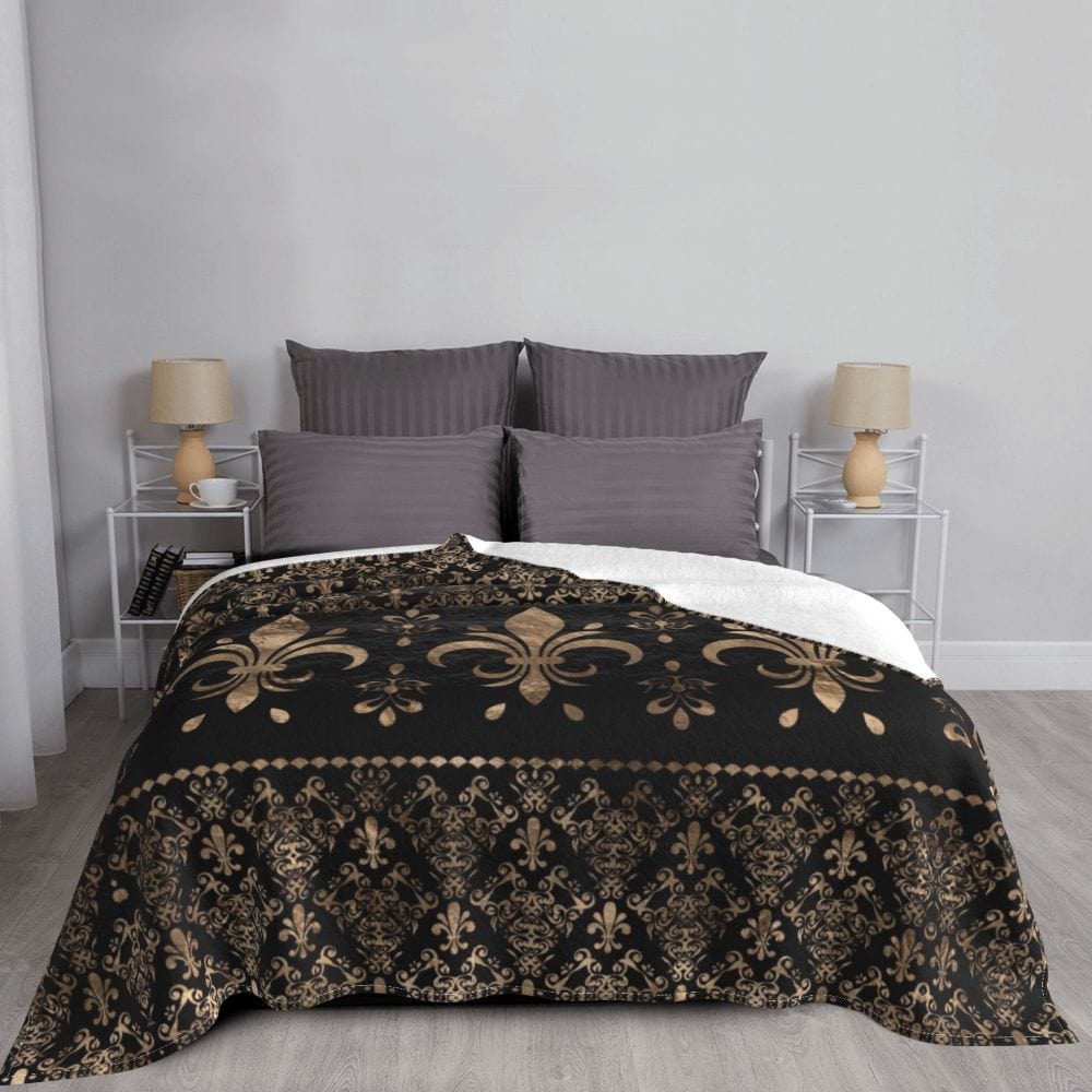 plaid fleur de lys