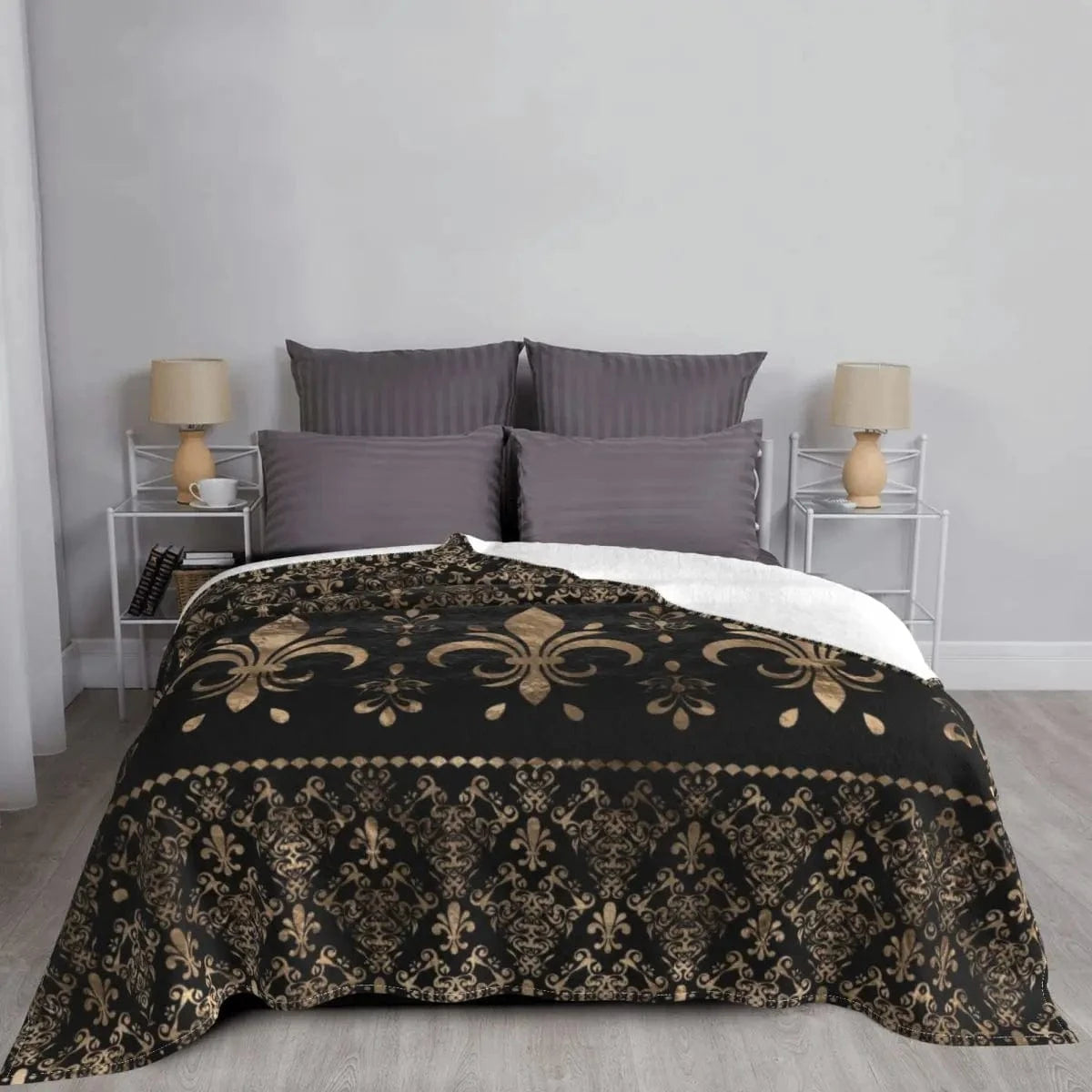 plaid fleur de lys