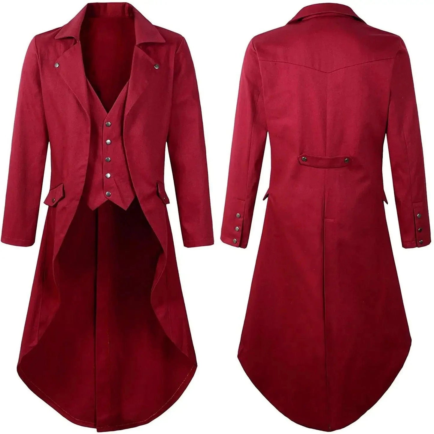Red / XL manteau gothic
