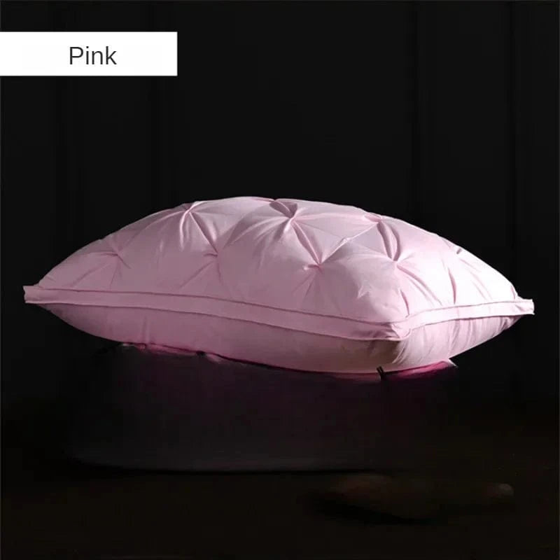 rose 48X74cm / hauteur 16-18cm 0.7kg oreiller 95% duvet d'oie