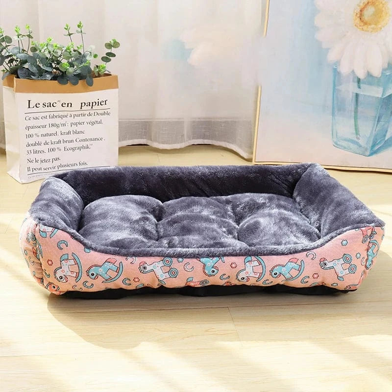 rose / S 45x35cm panier pour chien
