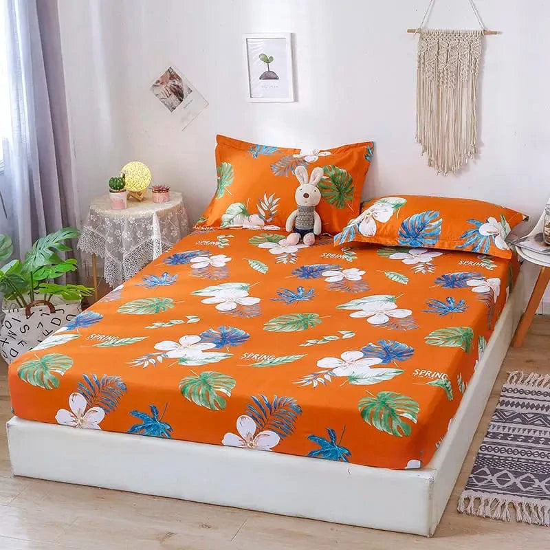 Style17 / 2 oreillers 48x74cm drap housse avec 2 taies d'oreiller
