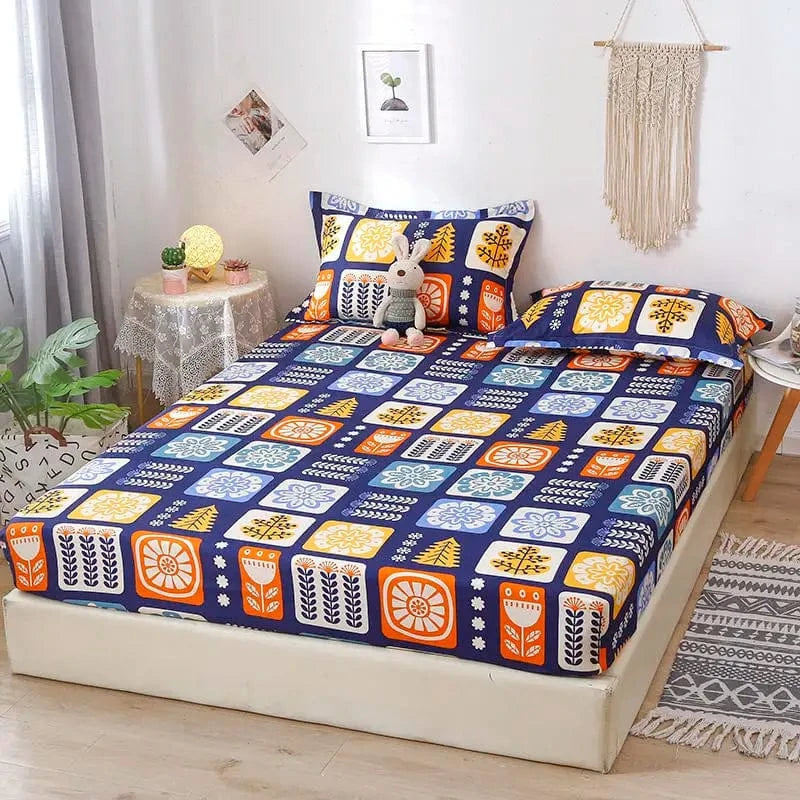 Style21 / 2 oreillers 48x74cm drap housse avec 2 taies d'oreiller