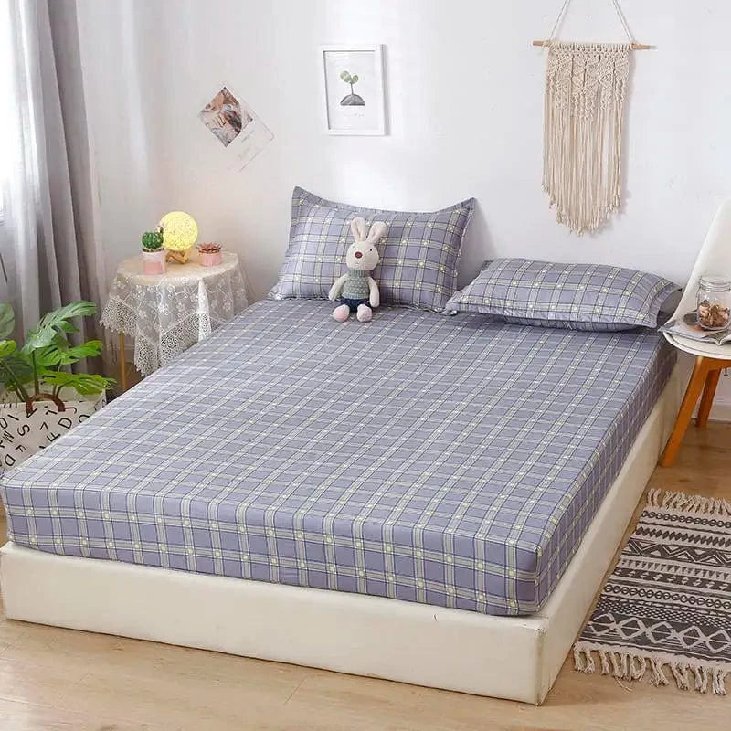 Style9 / 2 oreillers 48x74cm drap housse avec 2 taies d'oreiller