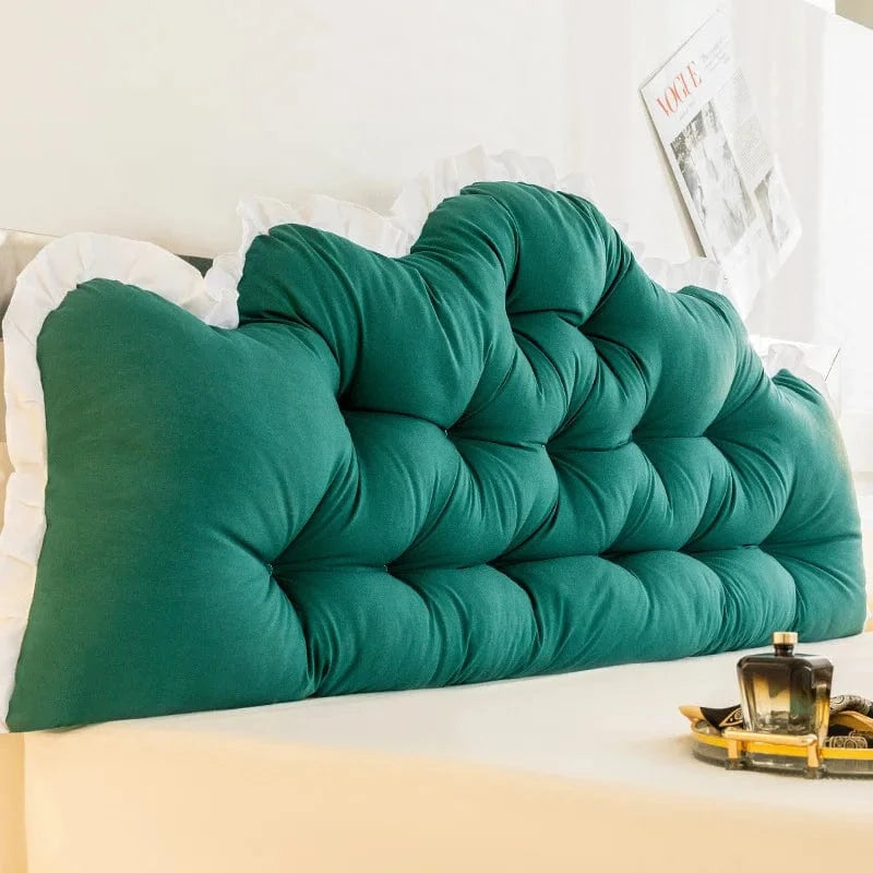 vert / 200x75x10cm coussin pour tête de lit