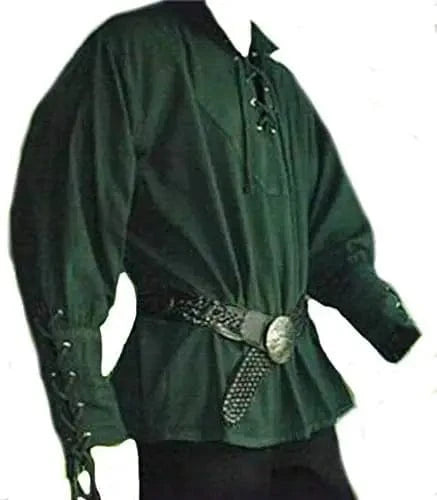 vert / M Chemise médiéval 2