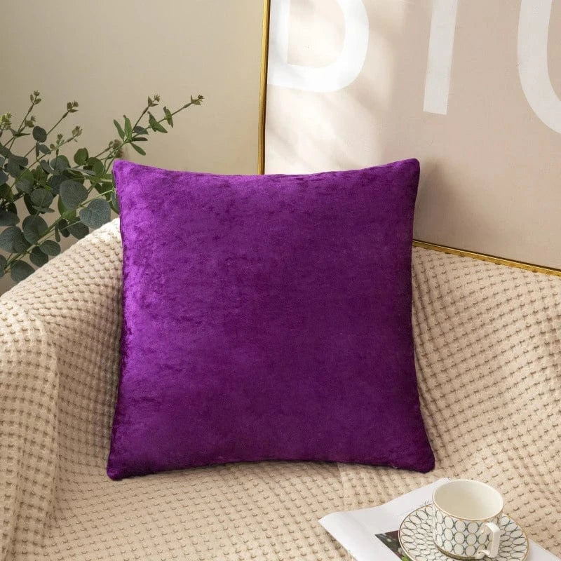 violet / 40X40 taies d'oreiller