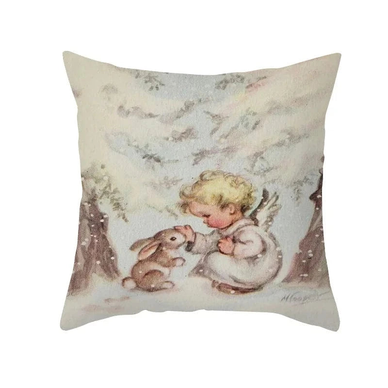 009 / 50x50cm  only cover housses de coussin de noel