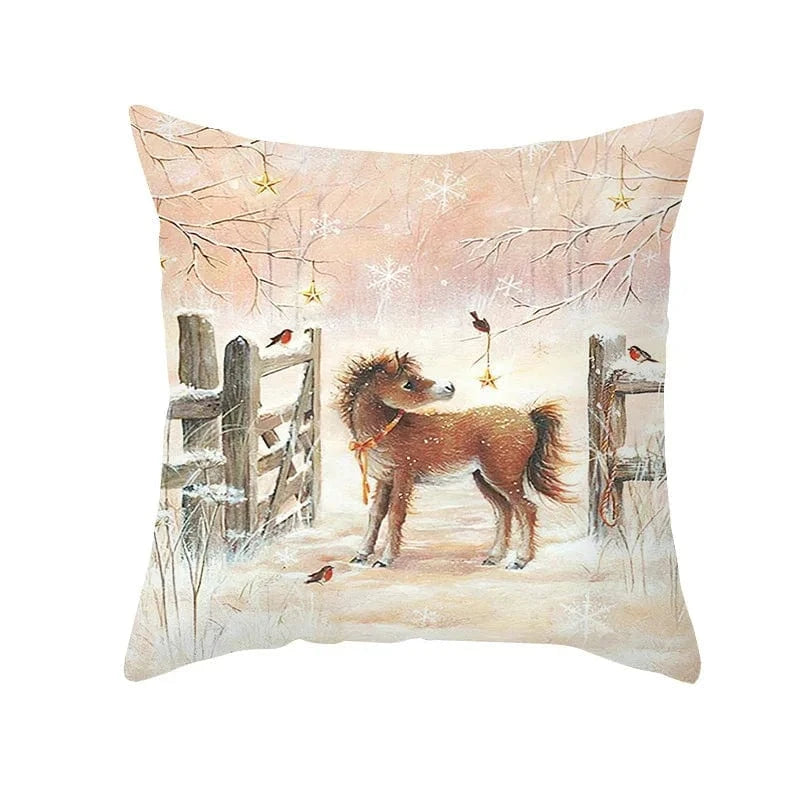 010 / 50x50cm  only cover housses de coussin de noel