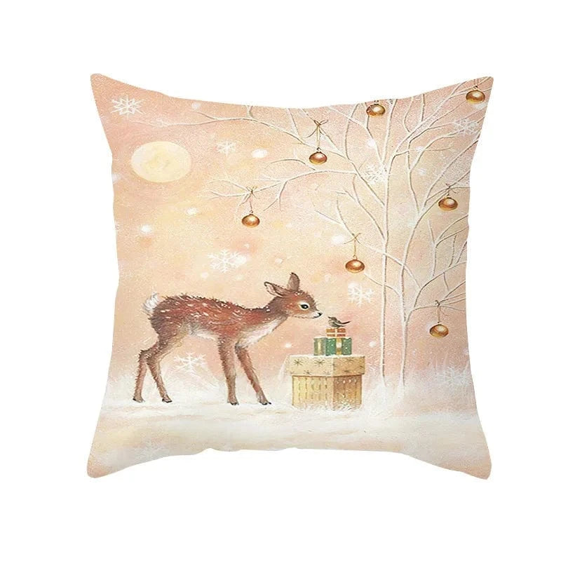 021 / 50x50cm  only cover housses de coussin de noel
