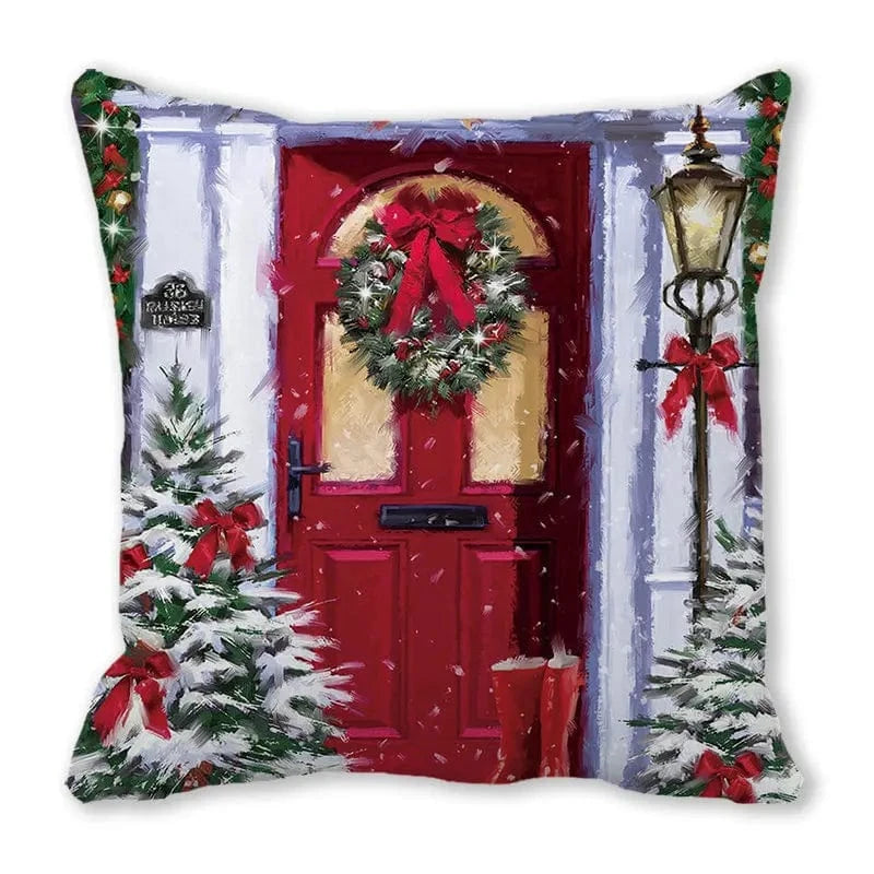 023 1 / 50x50cm  only cover housses de coussin de noel