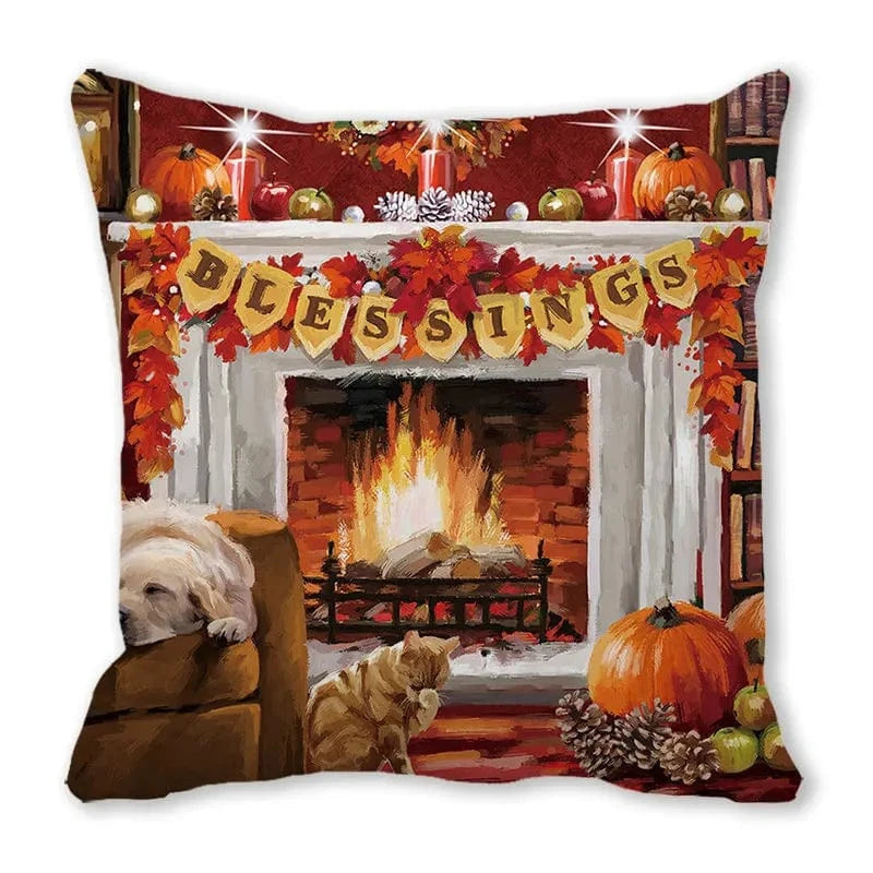 024 / 50x50cm  only cover housses de coussin de noel