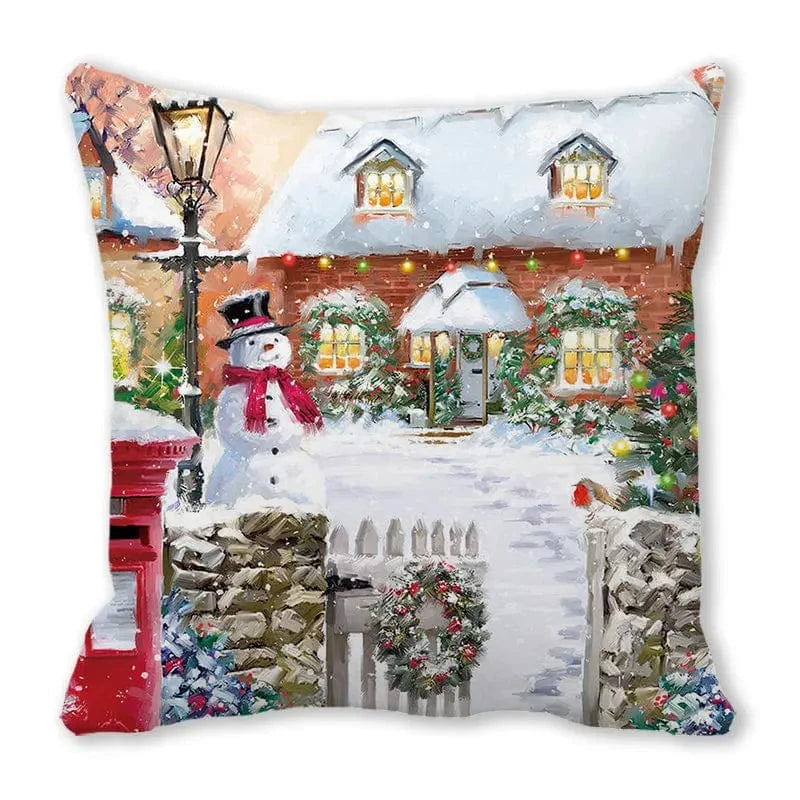 026 / 50x50cm  only cover housses de coussin de noel